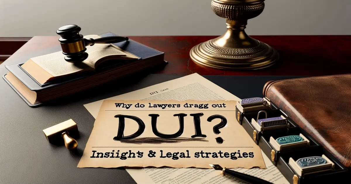 Why Do Lawyers Drag Out DUI Cases? Insights & Legal Strategies