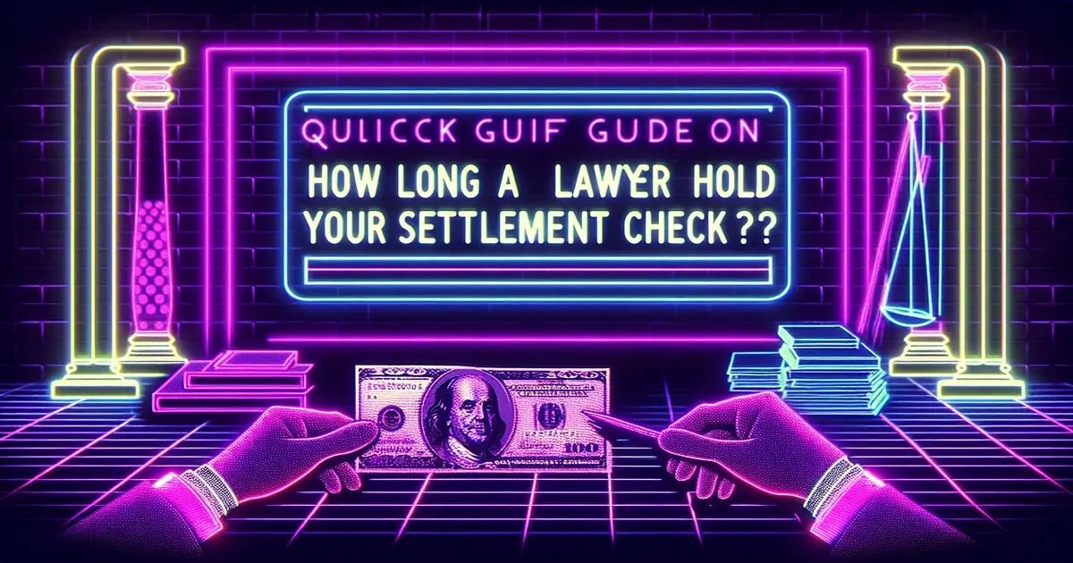 How Long Can a Lawyer Hold Your Settlement Check? Quick Guide